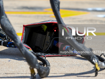 Pit lane detail during the Formula 1 Pirelli United States Grand Prix 2024 in Austin, USA, on October 17, 2024. (