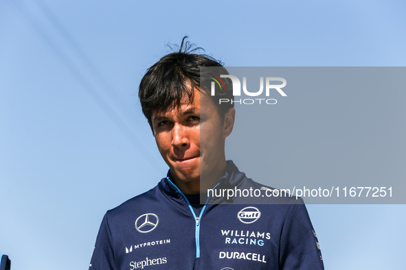 Alexander Albon of Thailand drives the (23) Williams Racing FW46 Mercedes during the Formula 1 Pirelli United States Grand Prix 2024 in Aust...