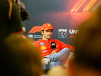 Carlos Sainz Jr. of Spain drives the (55) Scuderia Ferrari SF-24 Ferrari during the Formula 1 Pirelli United States Grand Prix 2024 in Austi...