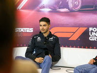 Esteban Ocon of France drives the (31) BWT Alpine F1 Team A524 Renault during the Formula 1 Pirelli United States Grand Prix 2024 in Austin,...