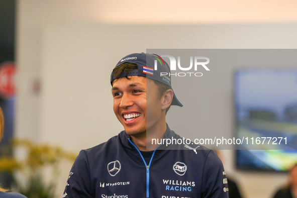 Alexander Albon of Thailand drives the (23) Williams Racing FW46 Mercedes during the Formula 1 Pirelli United States Grand Prix 2024 in Aust...