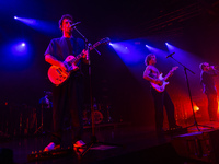 Rocky Lynch, Ross Lynch, and Riker Lynch of The Driver Era perform live at Fabrique in Milano, Italy, on October 18, 2024 (