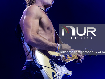 Ross Lynch of The Driver Era performs live at Fabrique in Milano, Italy, on October 18, 2024 (