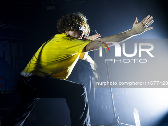 Dawson Daugherty of Almost Monday performs live at Fabrique in Milano, Italy, on October 18, 2024 (