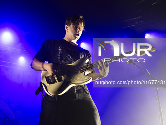 Luke Fabry of Almost Monday performs live at Fabrique in Milano, Italy, on October 18, 2024 (