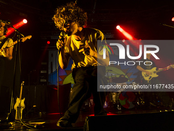 Dawson Daugherty of Almost Monday performs live at Fabrique in Milano, Italy, on October 18, 2024 (