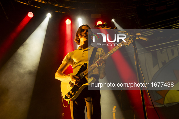 Cole Clisby of Almost Monday performs live at Fabrique in Milano, Italy, on October 18, 2024 