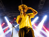 Dawson Daugherty of Almost Monday performs live at Fabrique in Milano, Italy, on October 18, 2024 (