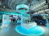 Visitors attend the World Intelligent Connected Vehicle Conference 2024 in Beijing, China, on October 18, 2024. (