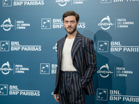 Lorenzo Richelmy attends the ''Fino Alla Fine'' photocall during the 19th Rome Film Festival at Auditorium Parco Della Musica in Rome, Italy...