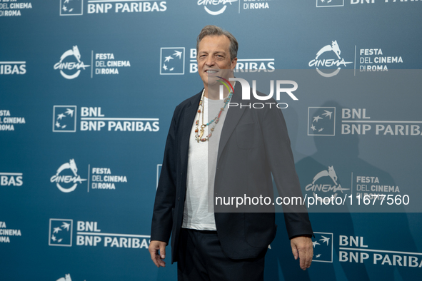 Gabriele Muccino attends the ''Fino Alla Fine'' photocall during the 19th Rome Film Festival at Auditorium Parco Della Musica in Rome, Italy...