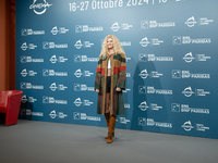 Elena Kampouris attends the ''Fino Alla Fine'' photocall during the 19th Rome Film Festival at Auditorium Parco Della Musica in Rome, Italy,...