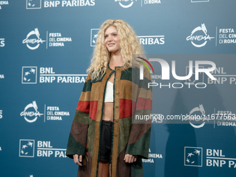 Elena Kampouris attends the ''Fino Alla Fine'' photocall during the 19th Rome Film Festival at Auditorium Parco Della Musica in Rome, Italy,...