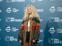 Elena Kampouris attends the ''Fino Alla Fine'' photocall during the 19th Rome Film Festival at Auditorium Parco Della Musica in Rome, Italy,...