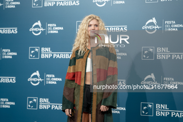 Elena Kampouris attends the ''Fino Alla Fine'' photocall during the 19th Rome Film Festival at Auditorium Parco Della Musica in Rome, Italy,...