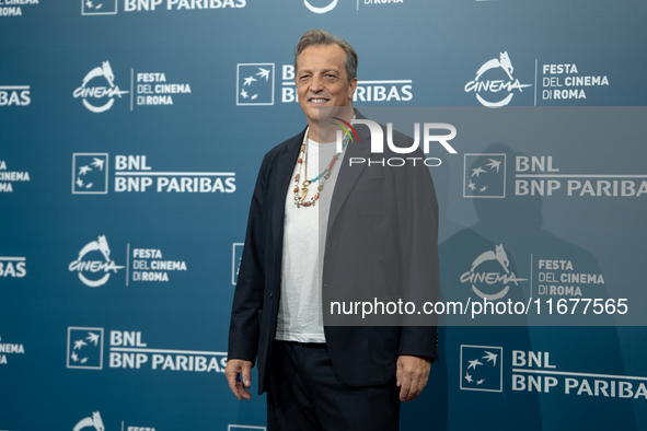 Gabriele Muccino attends the ''Fino Alla Fine'' photocall during the 19th Rome Film Festival at Auditorium Parco Della Musica in Rome, Italy...