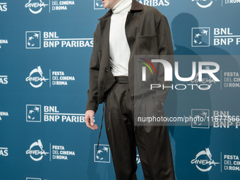 Enrico Inserra attends the ''Fino Alla Fine'' photocall during the 19th Rome Film Festival at Auditorium Parco Della Musica in Rome, Italy,...