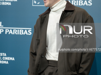 Enrico Inserra attends the ''Fino Alla Fine'' photocall during the 19th Rome Film Festival at Auditorium Parco Della Musica in Rome, Italy,...