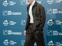 Enrico Inserra attends the ''Fino Alla Fine'' photocall during the 19th Rome Film Festival at Auditorium Parco Della Musica in Rome, Italy,...