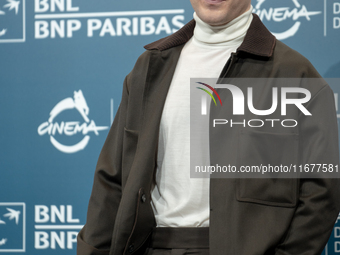 Enrico Inserra attends the ''Fino Alla Fine'' photocall during the 19th Rome Film Festival at Auditorium Parco Della Musica in Rome, Italy,...