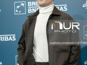 Enrico Inserra attends the ''Fino Alla Fine'' photocall during the 19th Rome Film Festival at Auditorium Parco Della Musica in Rome, Italy,...