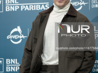 Enrico Inserra attends the ''Fino Alla Fine'' photocall during the 19th Rome Film Festival at Auditorium Parco Della Musica in Rome, Italy,...