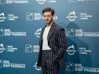 Lorenzo Richelmy attends the ''Fino Alla Fine'' photocall during the 19th Rome Film Festival at Auditorium Parco Della Musica in Rome, Italy...