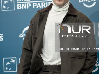 Enrico Inserra attends the ''Fino Alla Fine'' photocall during the 19th Rome Film Festival at Auditorium Parco Della Musica in Rome, Italy,...