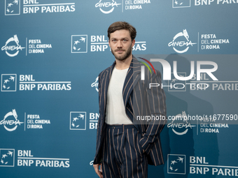 Lorenzo Richelmy attends the ''Fino Alla Fine'' photocall during the 19th Rome Film Festival at Auditorium Parco Della Musica in Rome, Italy...