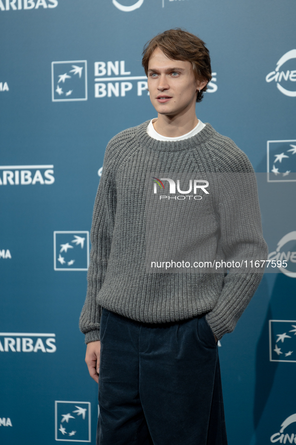 Saul Nanni attends the ''Fino Alla Fine'' photocall during the 19th Rome Film Festival at Auditorium Parco Della Musica in Rome, Italy, on O...