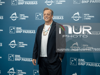 Gabriele Muccino attends the ''Fino Alla Fine'' photocall during the 19th Rome Film Festival at Auditorium Parco Della Musica in Rome, Italy...