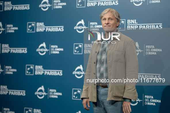 Viggo Mortensen attends the ''The Dead Don't Hurt'' photocall during the 19th Rome Film Festival at Auditorium Parco Della Musica in Rome, I...