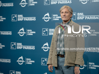 Viggo Mortensen attends the ''The Dead Don't Hurt'' photocall during the 19th Rome Film Festival at Auditorium Parco Della Musica in Rome, I...