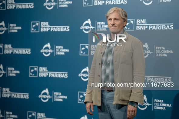 Viggo Mortensen attends the ''The Dead Don't Hurt'' photocall during the 19th Rome Film Festival at Auditorium Parco Della Musica in Rome, I...