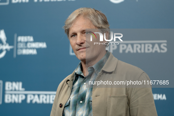 Viggo Mortensen attends the ''The Dead Don't Hurt'' photocall during the 19th Rome Film Festival at Auditorium Parco Della Musica in Rome, I...