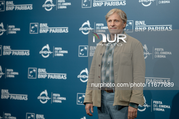 Viggo Mortensen attends the ''The Dead Don't Hurt'' photocall during the 19th Rome Film Festival at Auditorium Parco Della Musica in Rome, I...