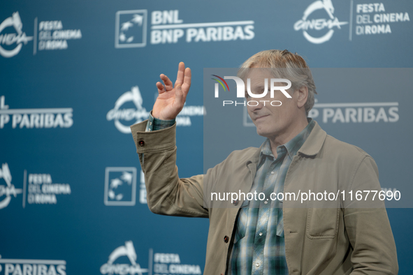 Viggo Mortensen attends the ''The Dead Don't Hurt'' photocall during the 19th Rome Film Festival at Auditorium Parco Della Musica in Rome, I...