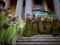 Fourth-year students from the Faculty of Medicine at the University of Granada dress as The Lord of the Rings characters as part of an annua...