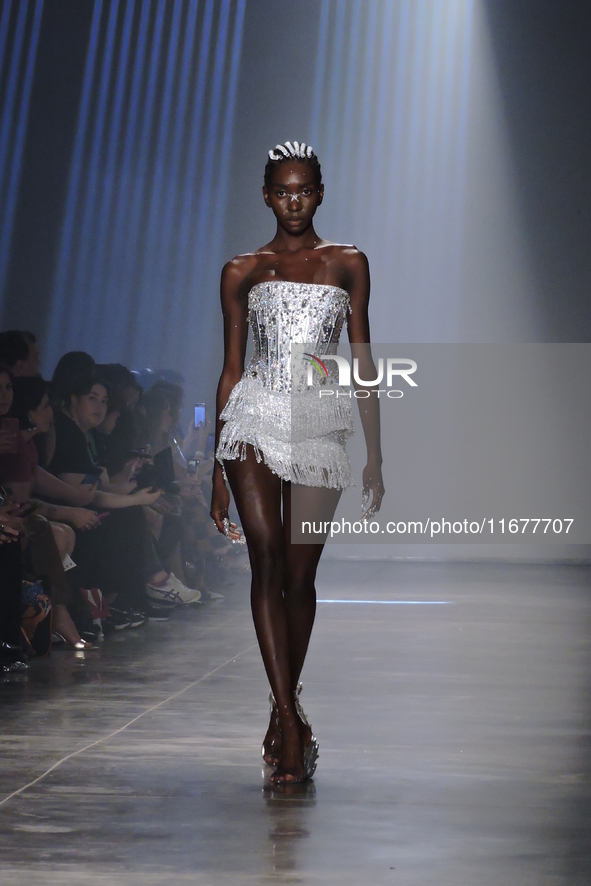 The Artemisi fashion show closes another day of Sao Paulo Fashion Week, SPFW N58, at the Brazilian Cultures Pavilion in Ibirapuera, in Sao P...