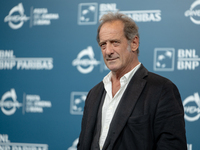 Vincent Lindon attends the ''Le Choix de Joseph Cross'' photocall during the 19th Rome Film Festival at Auditorium Parco Della Musica in Rom...