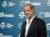 Vincent Lindon attends the ''Le Choix de Joseph Cross'' photocall during the 19th Rome Film Festival at Auditorium Parco Della Musica in Rom...