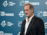 Vincent Lindon attends the ''Le Choix de Joseph Cross'' photocall during the 19th Rome Film Festival at Auditorium Parco Della Musica in Rom...