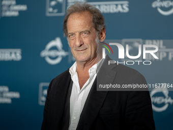 Vincent Lindon attends the ''Le Choix de Joseph Cross'' photocall during the 19th Rome Film Festival at Auditorium Parco Della Musica in Rom...