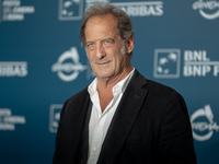 Vincent Lindon attends the ''Le Choix de Joseph Cross'' photocall during the 19th Rome Film Festival at Auditorium Parco Della Musica in Rom...