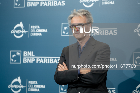 Gilles Bourdos attends the ''Le Choix de Joseph Cross'' photocall during the 19th Rome Film Festival at Auditorium Parco Della Musica in Rom...