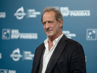 Vincent Lindon attends the ''Le Choix de Joseph Cross'' photocall during the 19th Rome Film Festival at Auditorium Parco Della Musica in Rom...