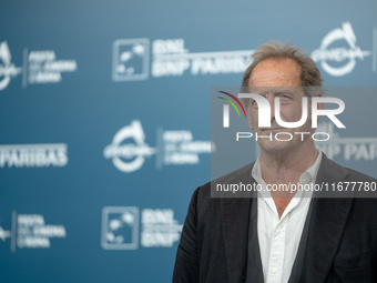 Vincent Lindon attends the ''Le Choix de Joseph Cross'' photocall during the 19th Rome Film Festival at Auditorium Parco Della Musica in Rom...