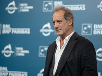 Vincent Lindon attends the ''Le Choix de Joseph Cross'' photocall during the 19th Rome Film Festival at Auditorium Parco Della Musica in Rom...