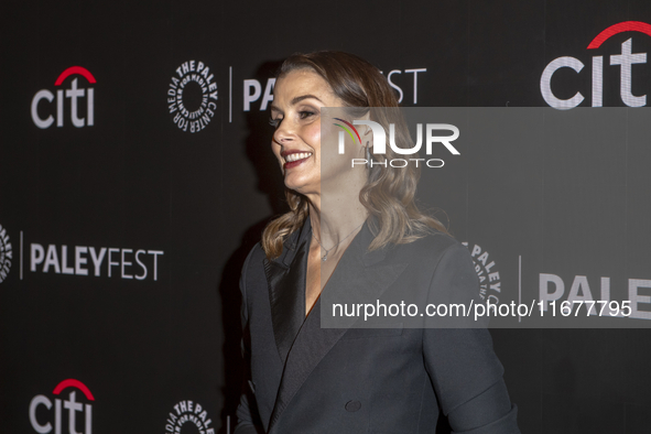 Bridget Moynahan attends ''Blue Bloods'' during PaleyFest 2024 at The Paley Museum in New York, USA, on October 17, 2024. 