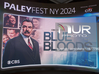 The atmosphere at ''Blue Bloods'' during PaleyFest 2024 at The Paley Museum in New York, USA, on October 17, 2024. (